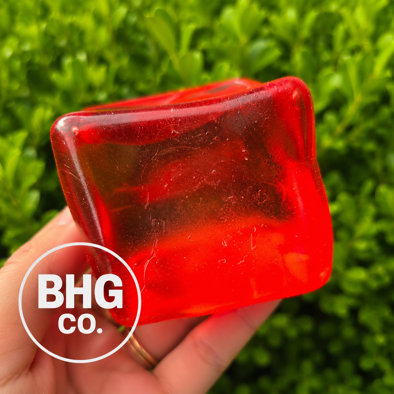Maltose Red Crystal Cube Squishy