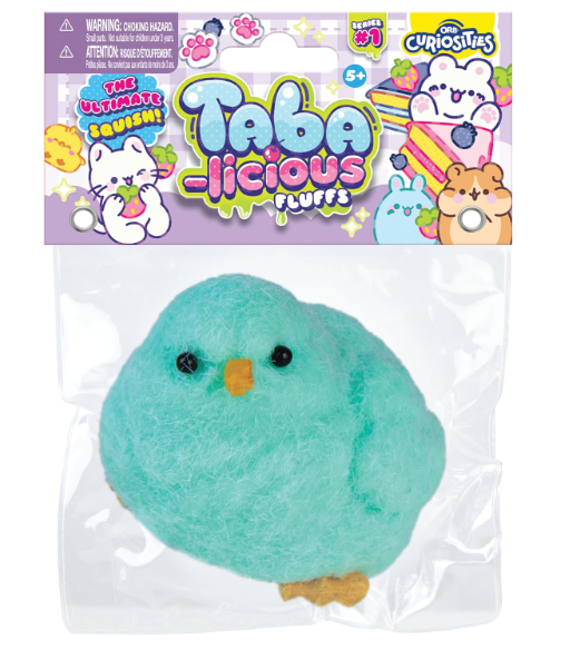 ORB Curiosities Taba-Licious Fluffs | Baby Chick - Teal