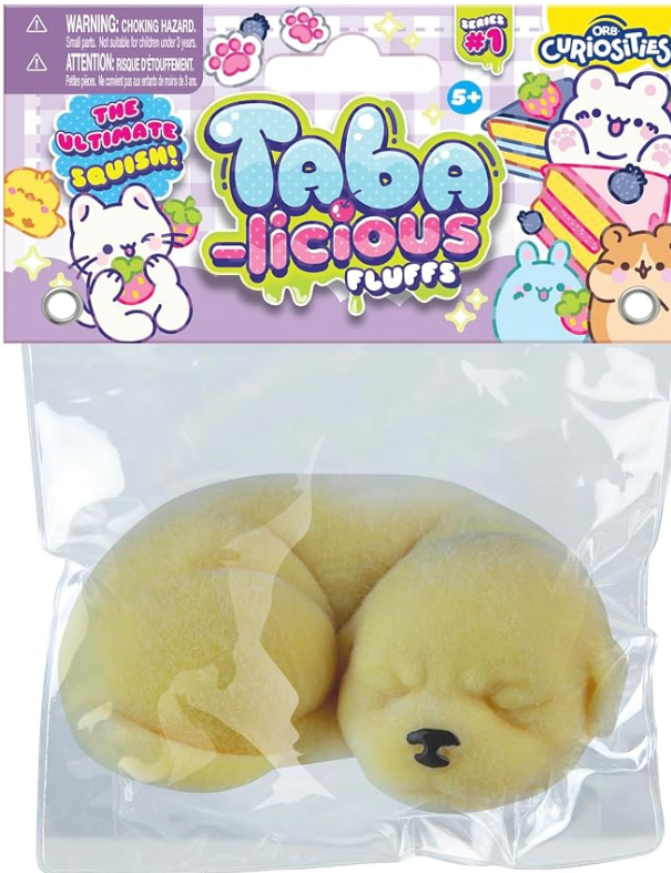 ORB Curiosities Taba-Licious Fluffs | Sleeping Puppy –  Yellow